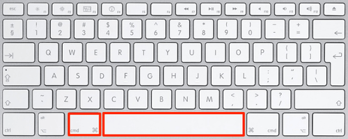 command button on windows keyboard for mac